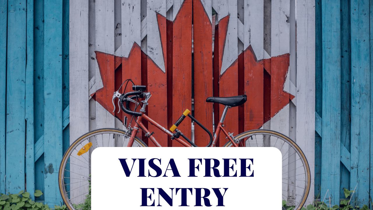 NEW UPDATE ABOU VISA FREE ENTRY IN CANADA